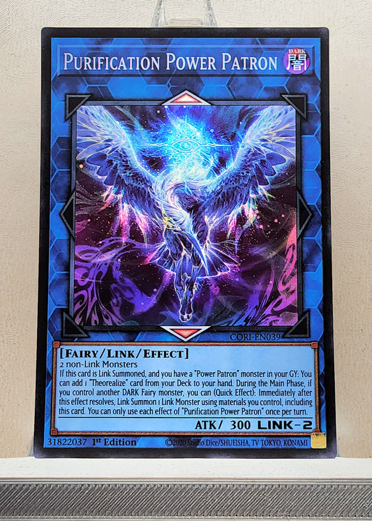 Yugioh! 1x Purification Power Patron (CORI - Super Rare) 1st Edition