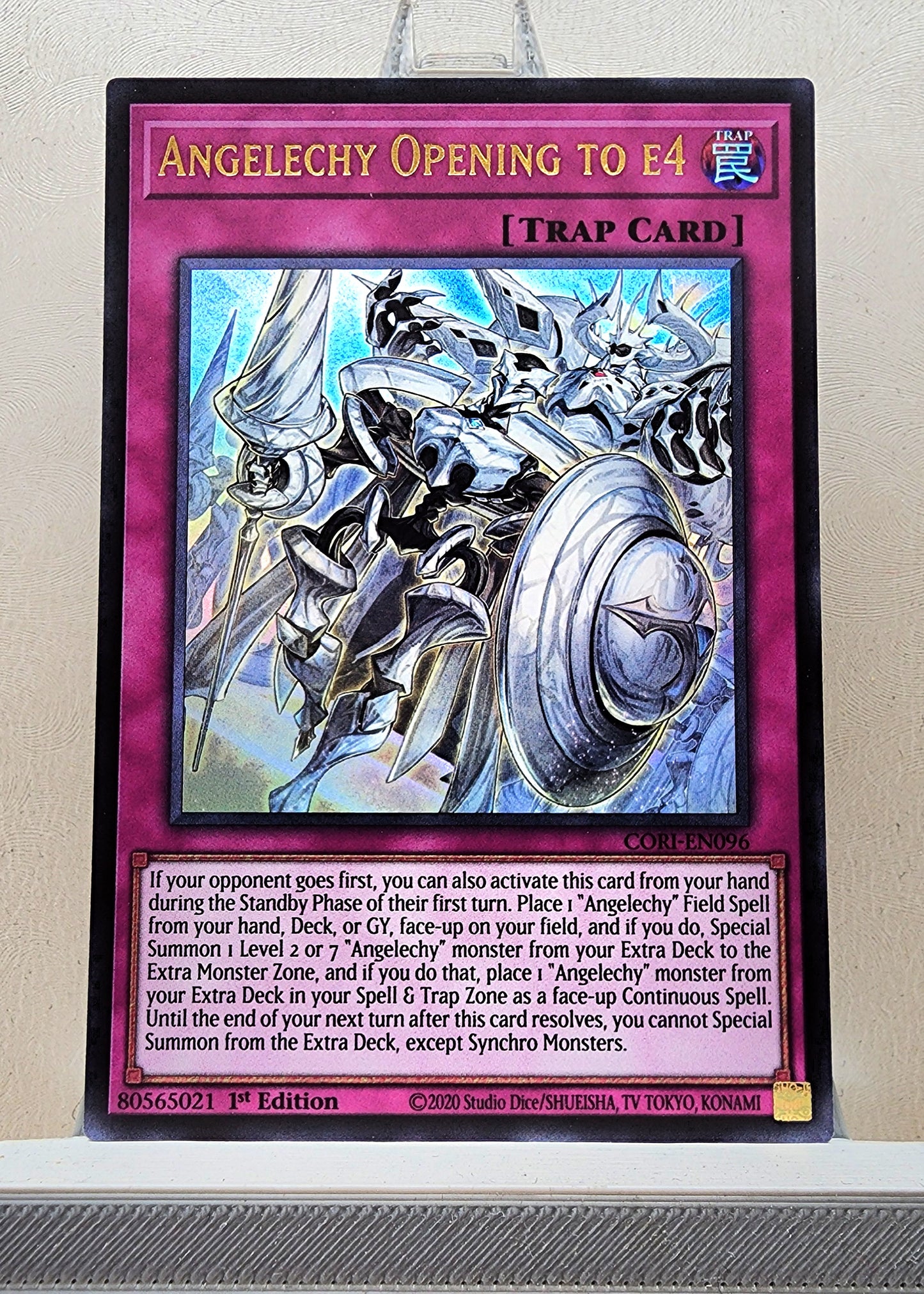 Yugioh! 1x Angelechy Opening to e4 (CORI - Ultra Rare) 1st Edition