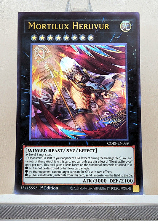 Yugioh! 1x Mortilux Heruvur (CORI - Ultra Rare) 1st Edition
