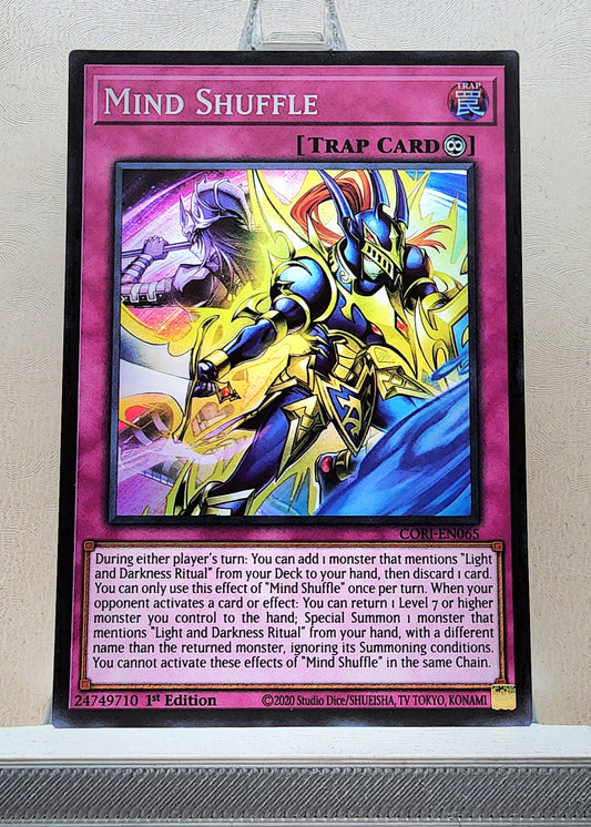 Yugioh! 1x Mind Shuffle (CORI - Super Rare) 1st Edition