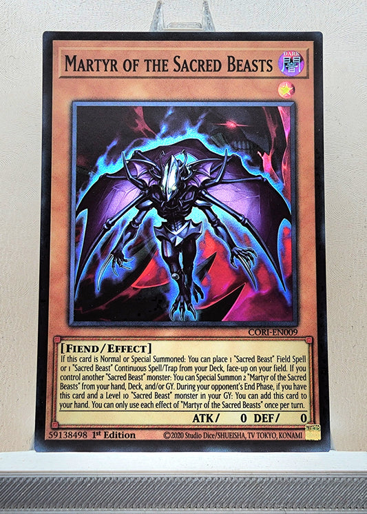 Yugioh! 1x Martyr of the Sacred Beasts (CORI - Super Rare) 1st Edition