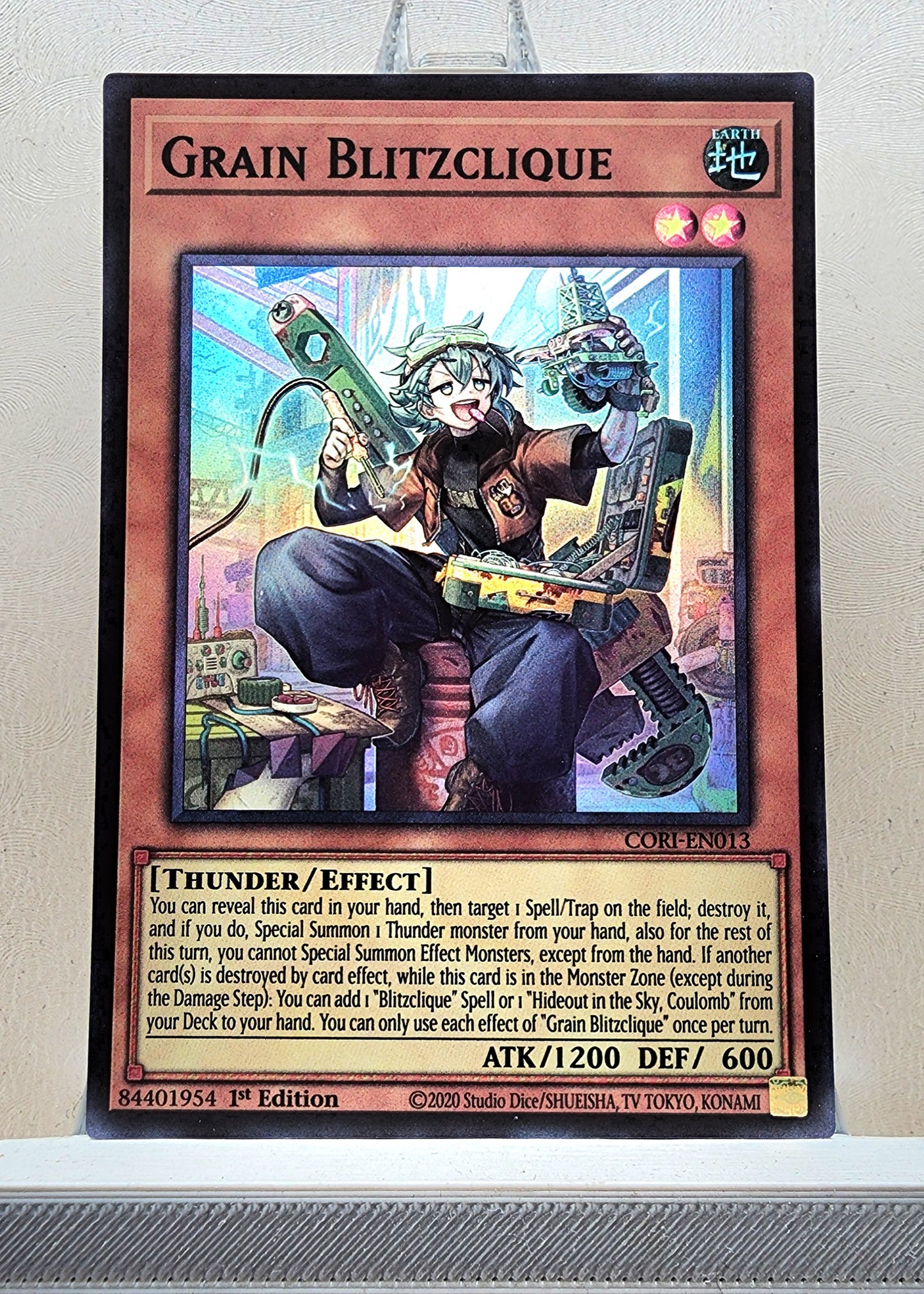 Yugioh! 1x Grain Blitzclique (CORI - Super Rare) 1st Edition