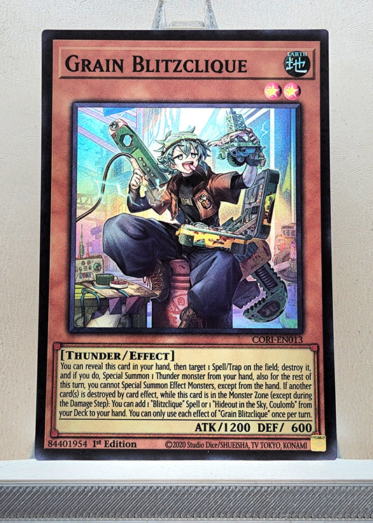 Yugioh! 1x Grain Blitzclique (CORI - Super Rare) 1st Edition