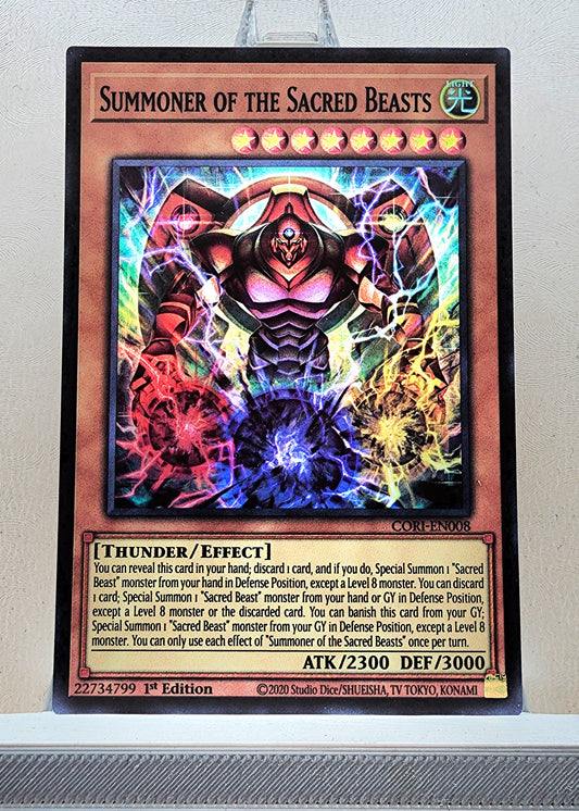 Yugioh! 1x Summoner of the Sacred Beasts (CORI - Super Rare) 1st Edition
