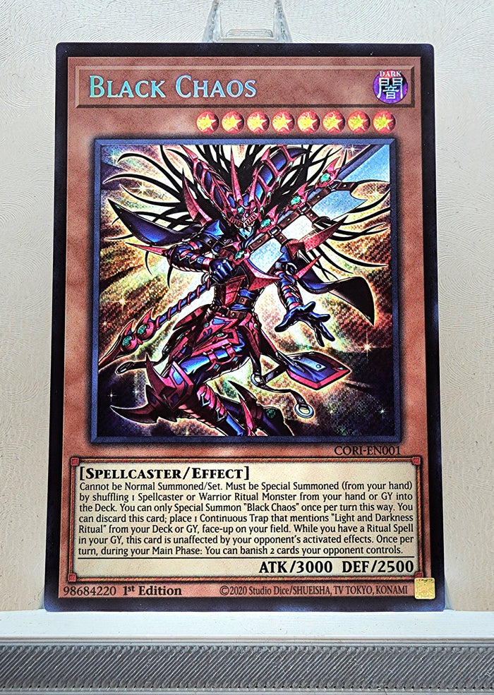 Yugioh! 1x Black Chaos (CORI - Secret Rare) 1st Edition