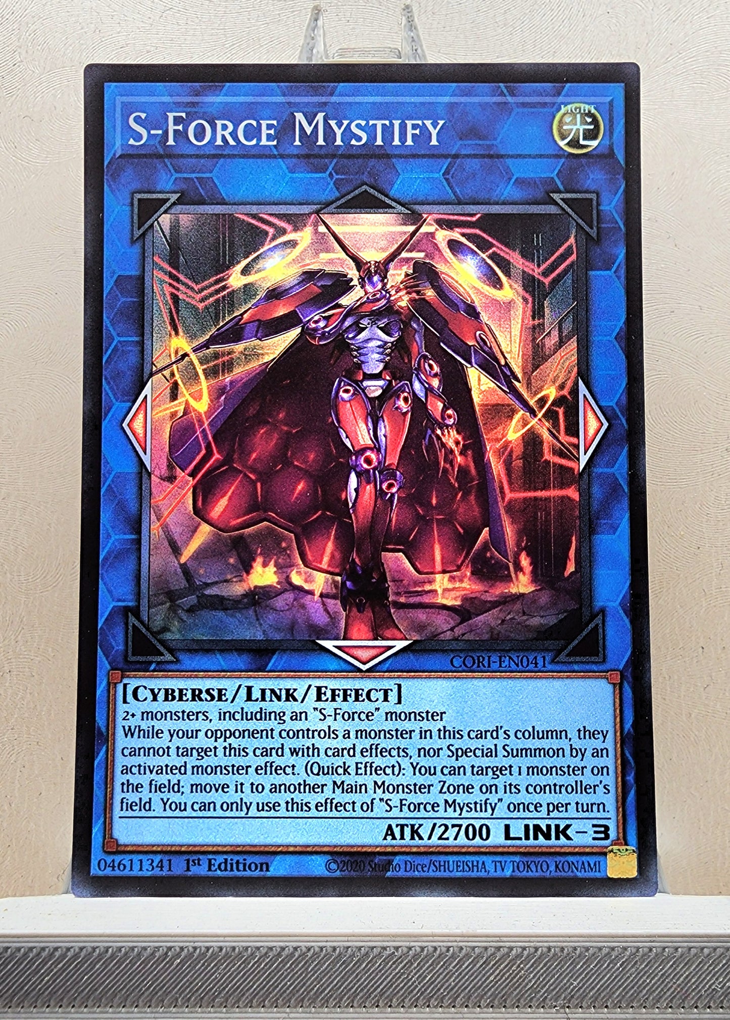 Yugioh! 1x S-Force Mystify (CORI - Super Rare) 1st Edition