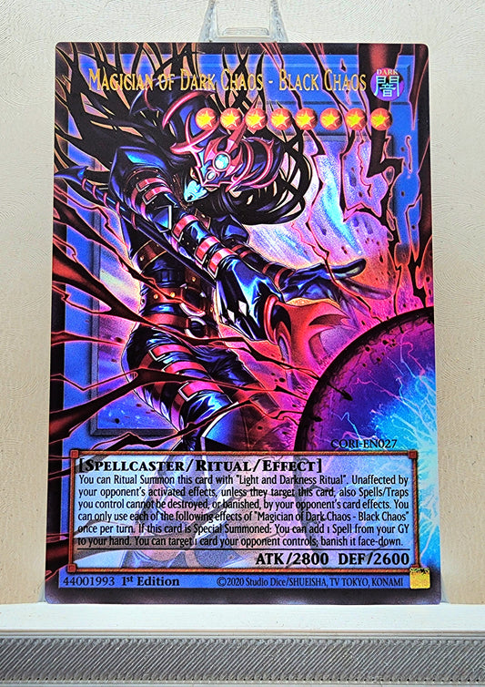 Yugioh! 1x Magician of Dark Chaos - Black Chaos Extended Art (CORI - Ultra Rare) 1st Edition
