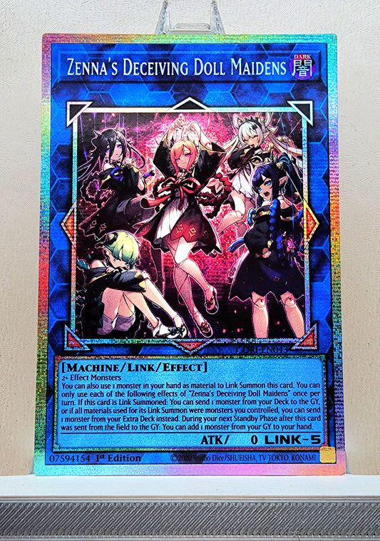 Yugioh! 1x Zenna's Deceiving Doll Maidens (CORI - Starlight Rare) 1st Edition