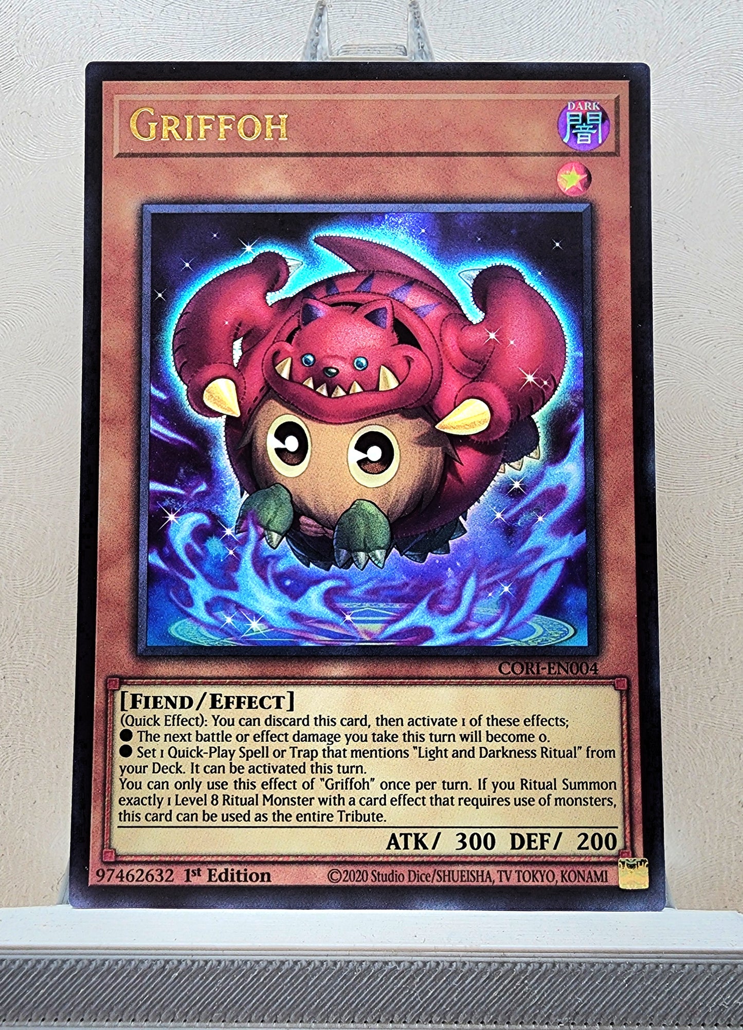 Yugioh! 1x Griffoh (CORI - Ultra Rare) 1st Edition