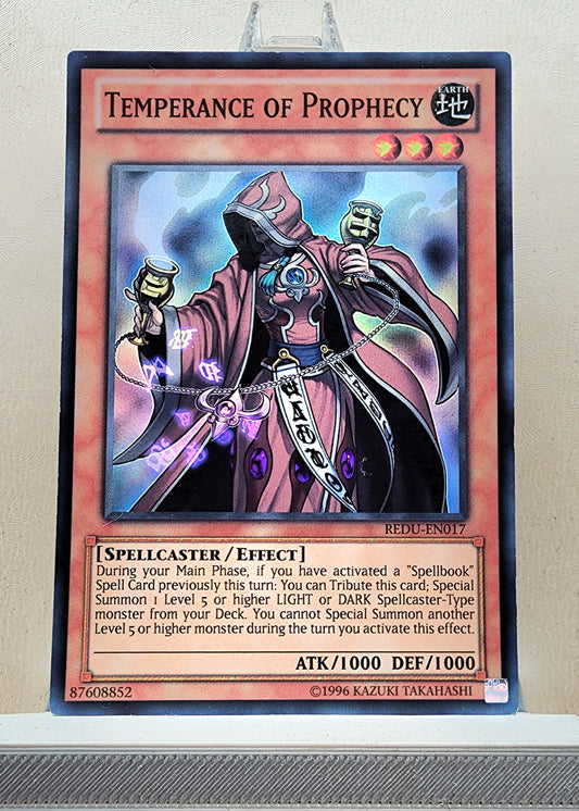 Yugioh! 1x Temperance of Prophecy (REDU - Super Rare) Unli Edition