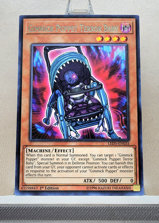 Yugioh! 1x Gimmick Puppet Terror Baby (LED5 - Rare) 1st Edition