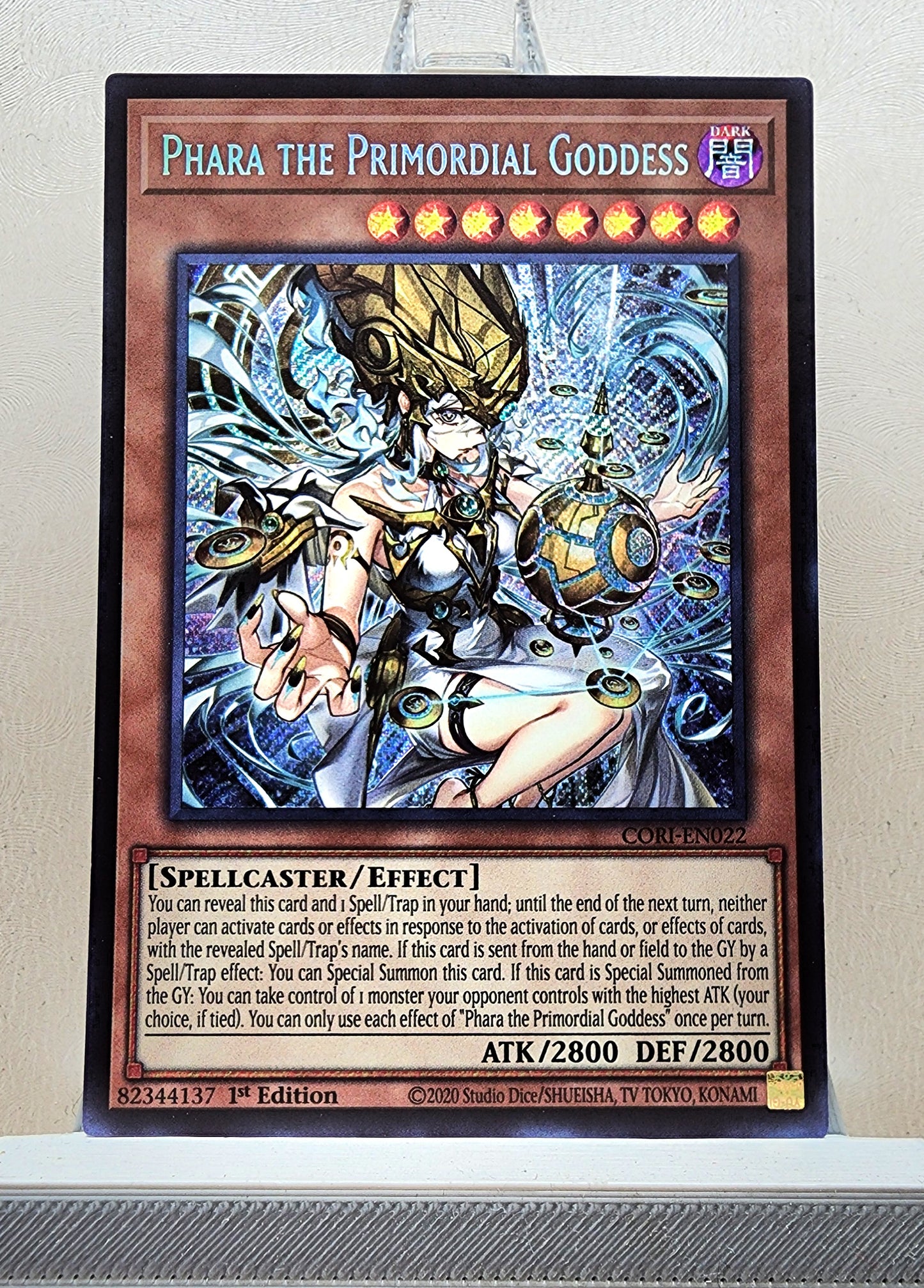 Yugioh! 1x Phara the Primordial Goddess (CORI - Secret Rare) 1st Edition