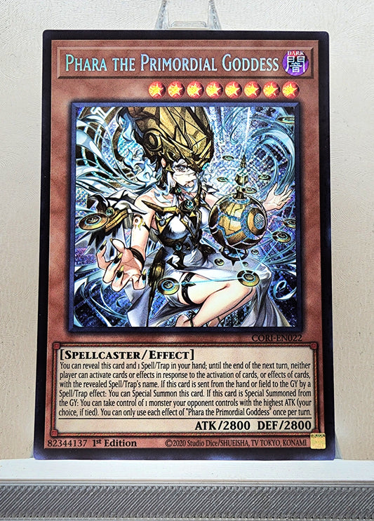 Yugioh! 1x Phara the Primordial Goddess (CORI - Secret Rare) 1st Edition