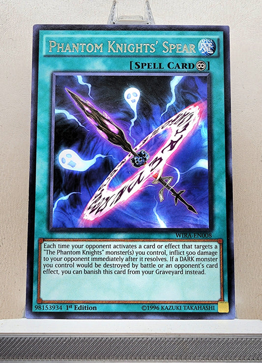 Yugioh! 1x Phantom Knights Spear (WIRA - Rare) 1st Edition