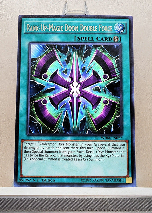Yugioh! 1x Rank-Up-Magic Doom Double Force (WIRA - Rare) 1st Edition