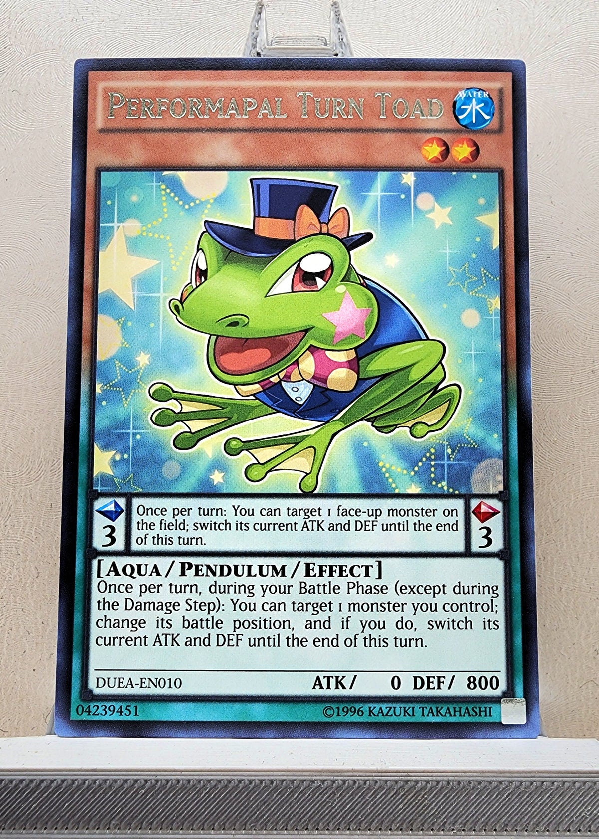 Yugioh! 1x Performapal Turn Toad (DUEA - Rare) 1st/Unli Edition