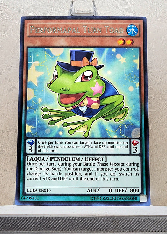 Yugioh! 1x Performapal Turn Toad (DUEA - Rare) 1st/Unli Edition