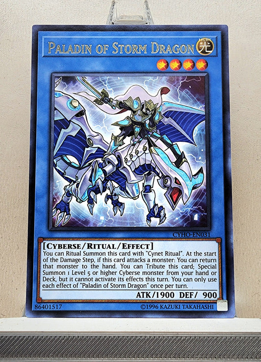 Yugioh! 1x Paladin of Storm Dragon (CYHO - Rare) 1st/Unli Edition
