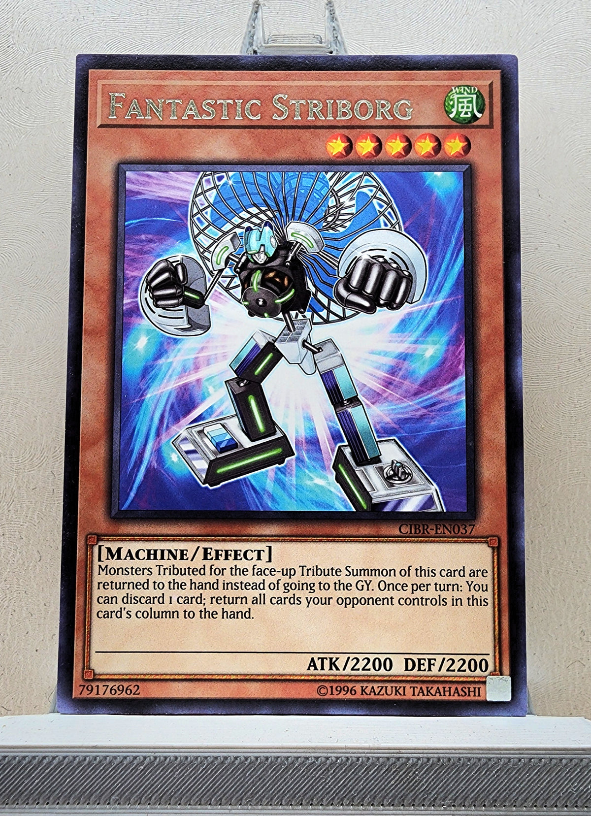 Yugioh! 1x Fantastic Striborg (CIBR - Rare) 1st/Unli Edition