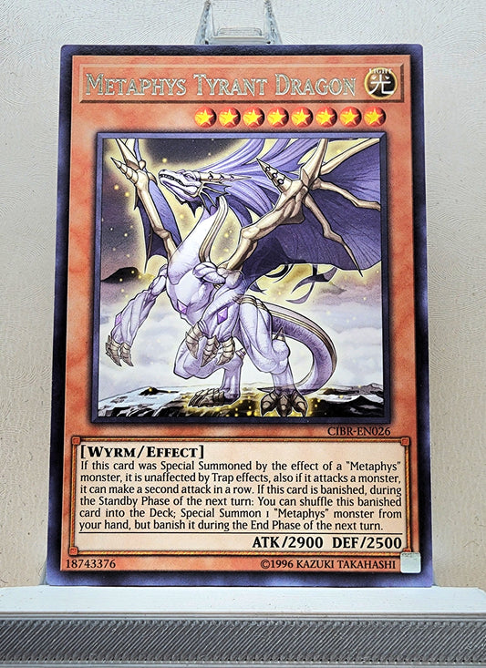 Yugioh! 1x Metaphys Tyrant Dragon (CIBR - Rare) 1st/Unli Edition