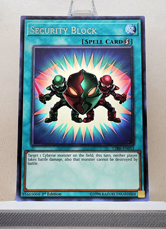 Yugioh! 1x Security Block (CIBR - Rare) 1st Edition