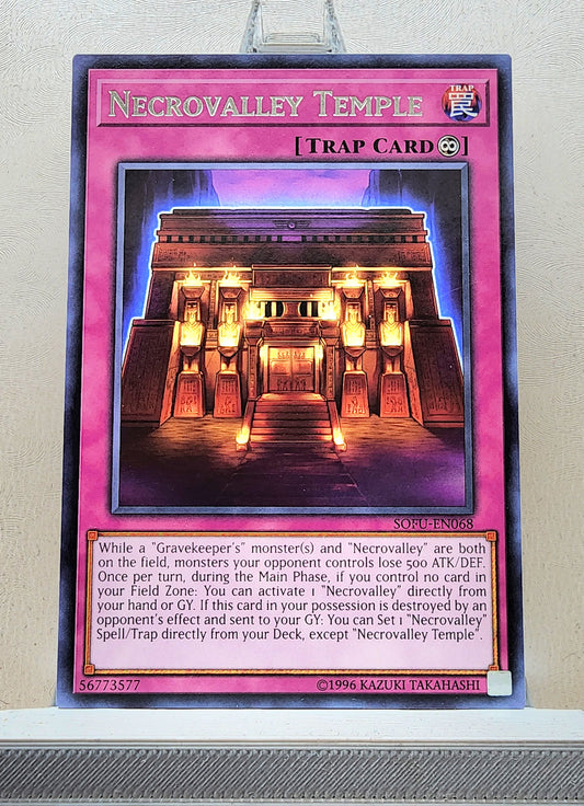 Yugioh! 1x Necrovalley Temple (SOFU - Rare) 1st/Unli Edition