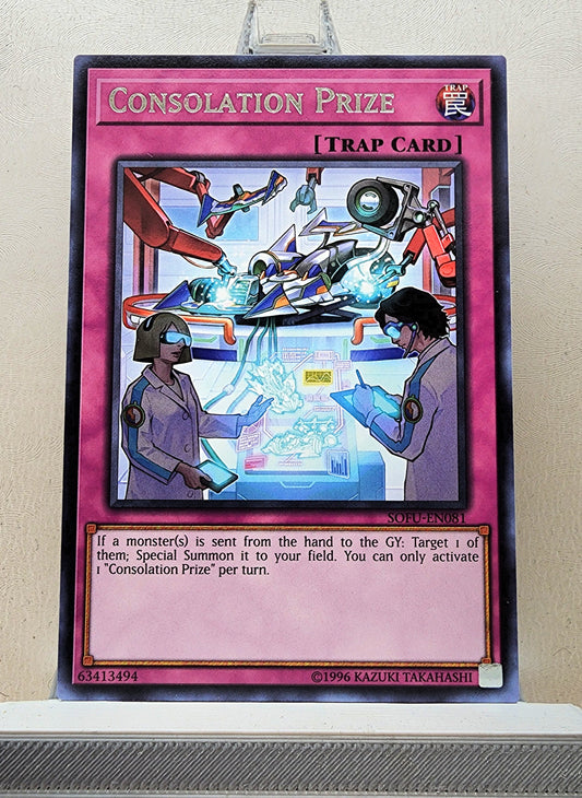 Yugioh! 1x Consolation Prize (SOFU - Rare) 1st/Unli Edition