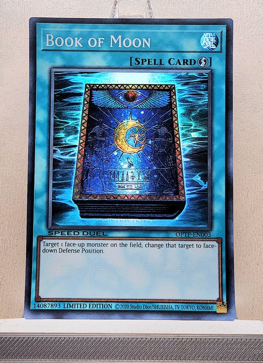 Yugioh! 1x Book Of Moon Speed Duel Prize Card (OPTP - Super Rare) Limited Edition