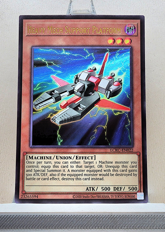 Yugioh! 1x Heavy Mech Support Platform (LCKC - Ultra Rare) Unli Edition