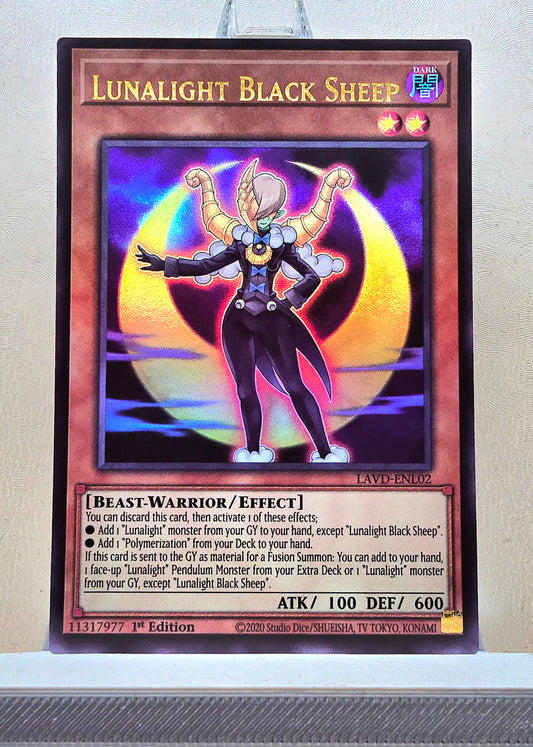 Yugioh! 1x Lunalight Black Sheep (LAVD - Ultra Rare) 1st Edition