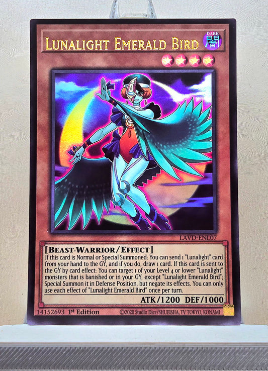 Yugioh! 1x Lunalight Emerald Bird (LAVD - Ultra Rare) 1st Edition