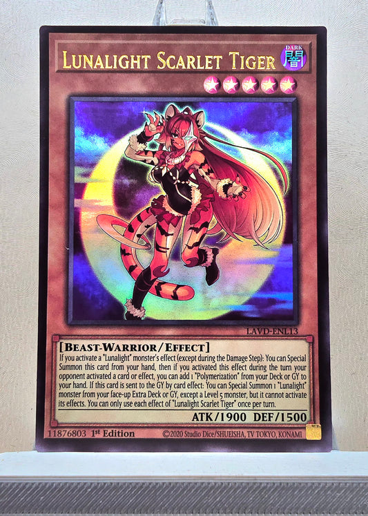 Yugioh! 1x Lunalight Scarlet Tiger (LAVD - Ultra Rare) 1st Edition