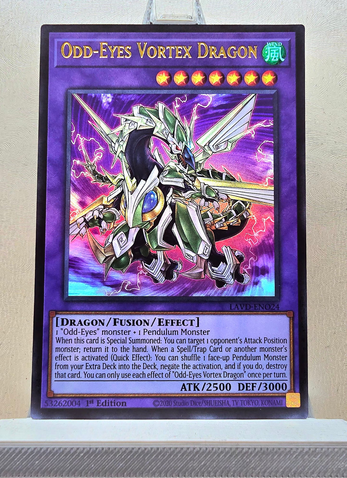 Yugioh! 1x Odd-Eyes Vortex Dragon (LAVD - Ultra Rare) 1st Edition