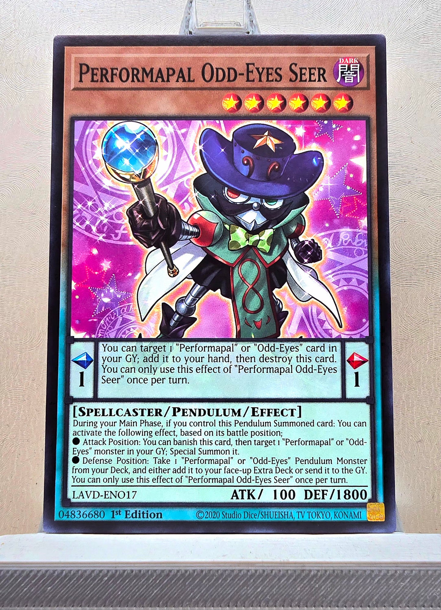 Yugioh! Legendary Arc V Decks: Odd Eyes Deck Singles (LAVD - Common) 1st Edition