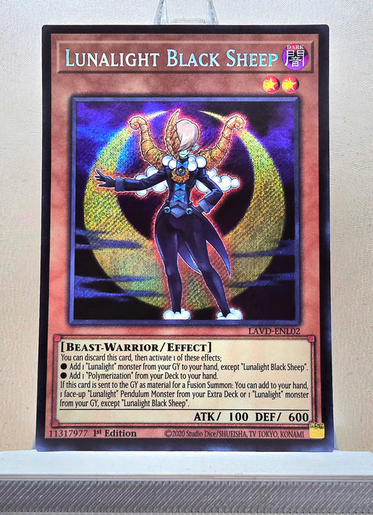 Yugioh! 1x Lunalight Black Sheep (LAVD - Secret Rare) 1st Edition