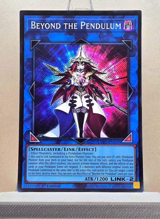 Yugioh! 1x Beyond the Pendulum (LAVD - Secret Rare) 1st Edition