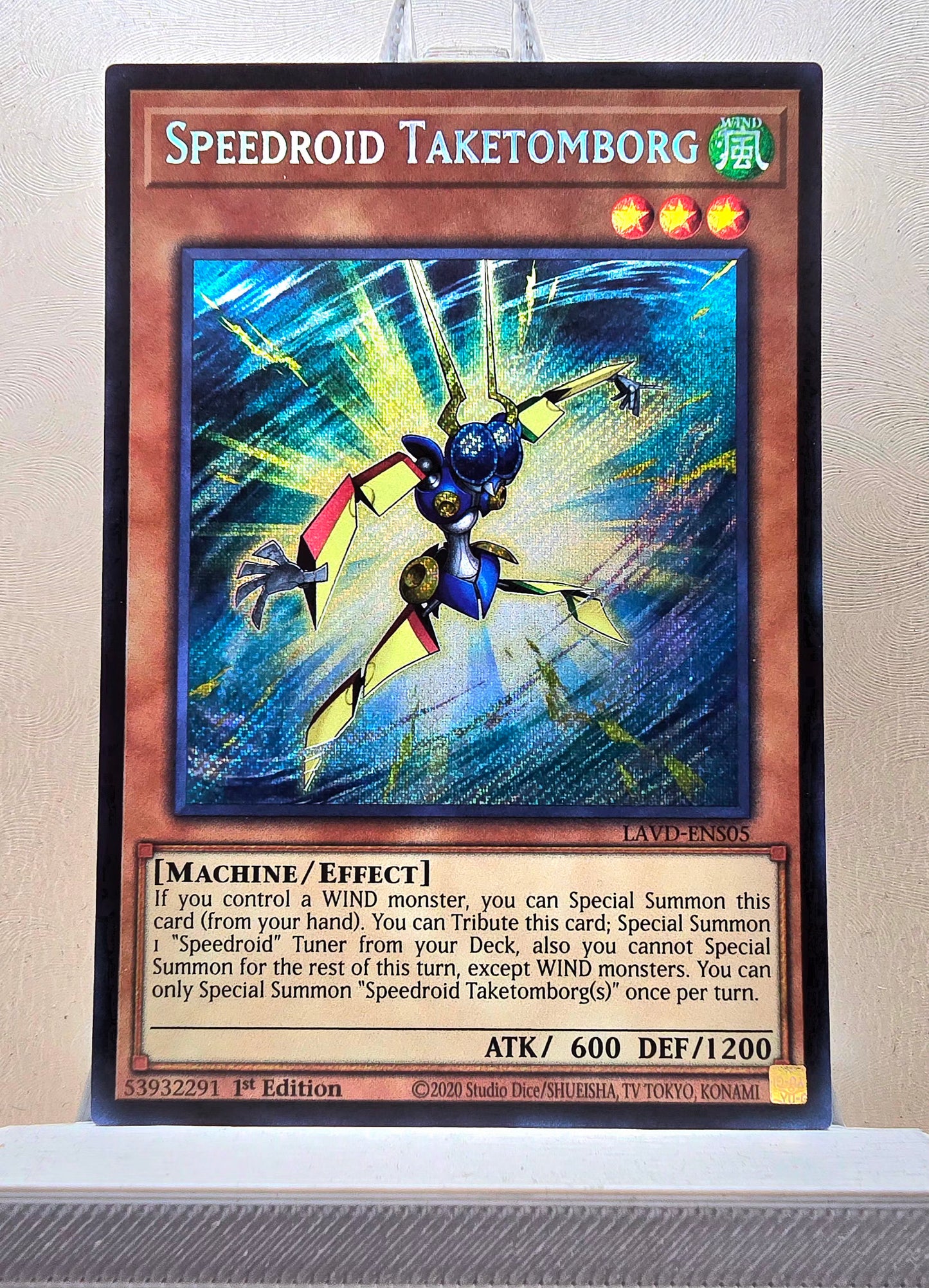 Yugioh! 1x Speedroid Taketomborg (LAVD - Secret Rare) 1st Edition