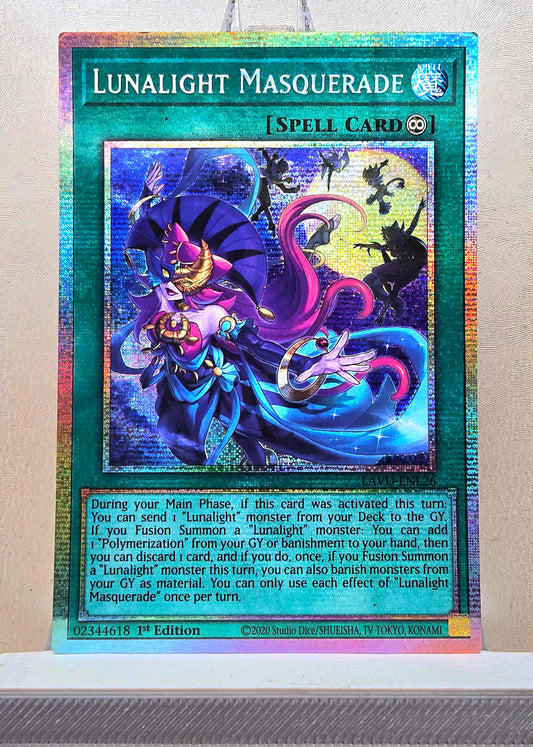 Yugioh! 1x Lunalight Masquerade (LAVD - Starlight Rare) 1st Edition