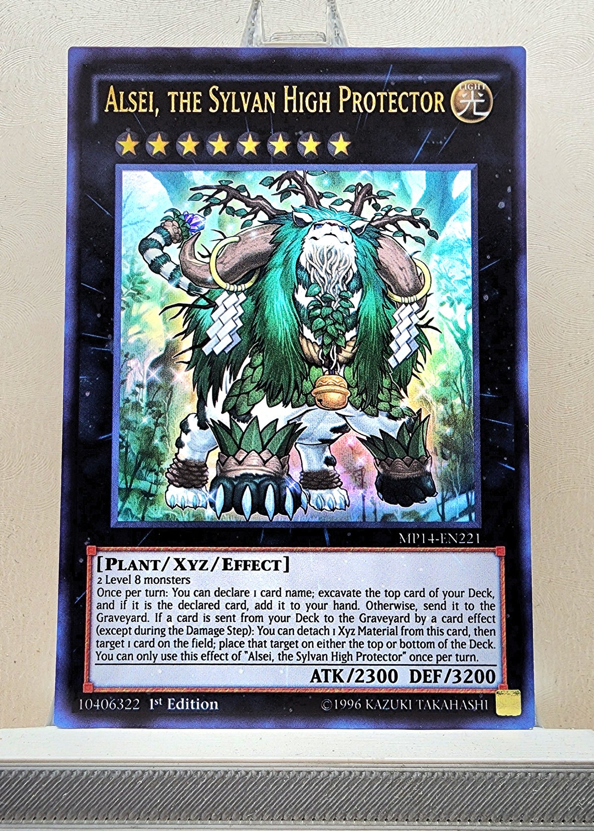 Yugioh! 1x Alsei, the Sylvan High Protector (MP14 - Ultra Rare) 1st Edition