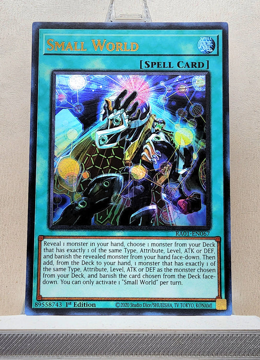 Yugioh! 1x Small World (RA01 - Ultra Rare) 1st Edition