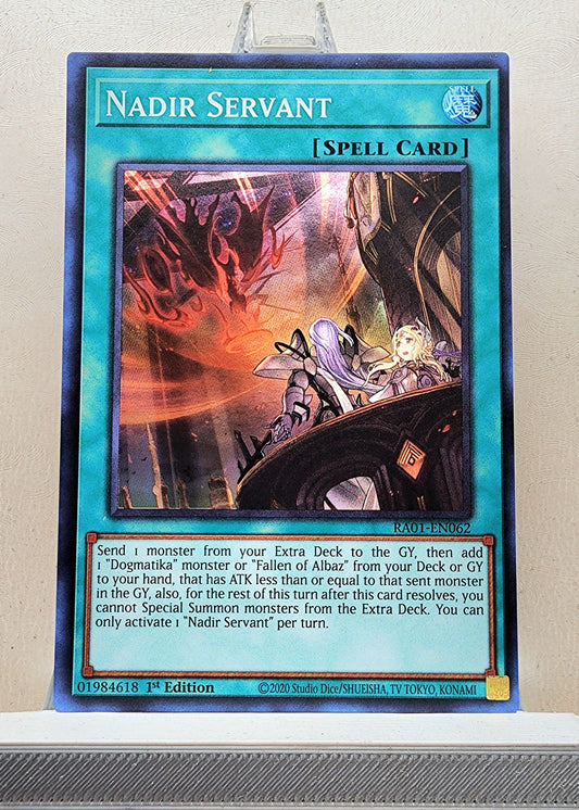 Yugioh! 1x Nadir Servant (RA01 - Super Rare) 1st Edition