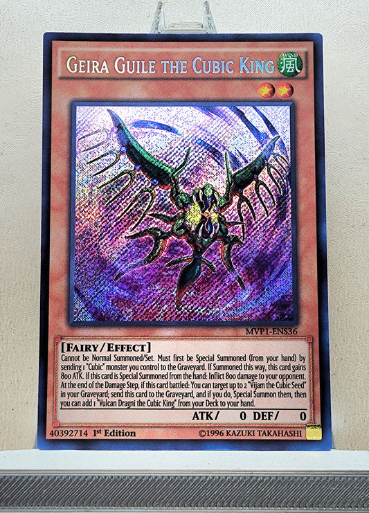 Yugioh! 1x Geira Guile the Cubic King (MVP1 - Secret Rare) 1st Edition