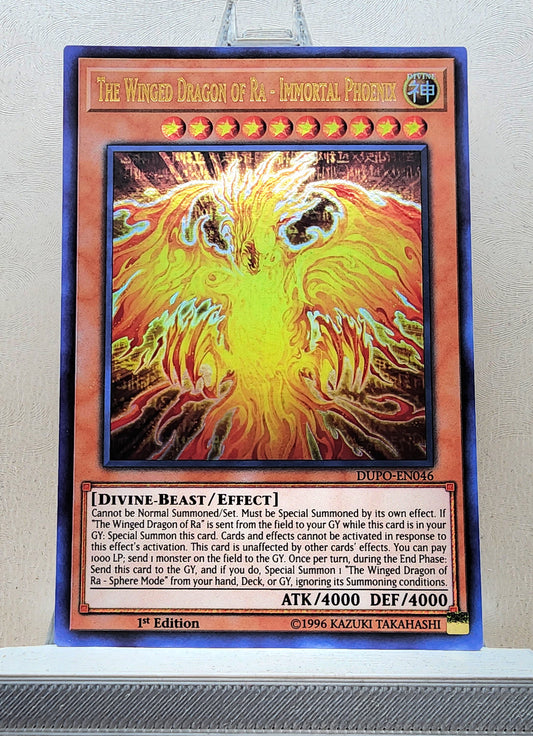 Yugioh! 1x The Winged Dragon of Ra - Immortal Phoenix (DUPO - Ultra Rare) 1st Edition