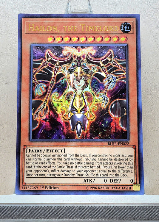 Yugioh! 1x Hailon, the Timelord (BLRR - Ultra Rare) 1st Edition