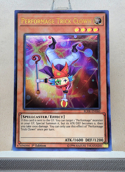Yugioh! 1x Performage Trick Clown (BLRR - Ultra Rare) 1st Edition
