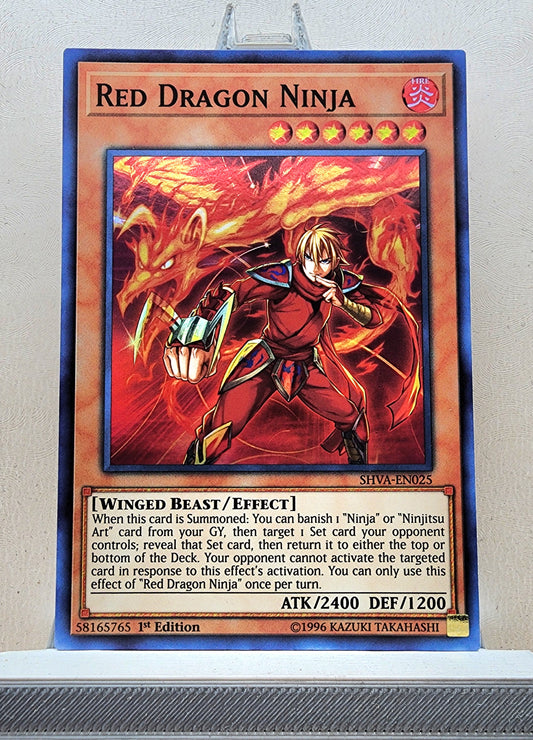 Yugioh! 1x Red Dragon Ninja (SHVA - Super Rare) 1st Edition