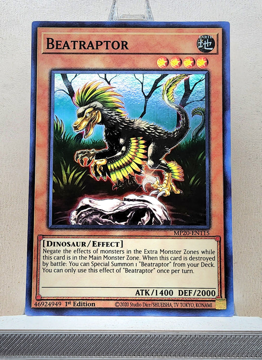 Yugioh! 1x Beatraptor (MP20 - Super Rare) 1st Edition