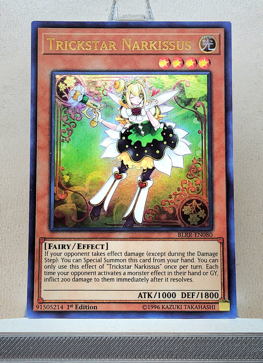 Yugioh! 1x Trickstar Narkissus (BLRR - Ultra Rare) 1st Edition