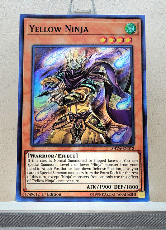 Yugioh! 1x Yellow Ninja (SHVA - Super Rare) 1st Edition