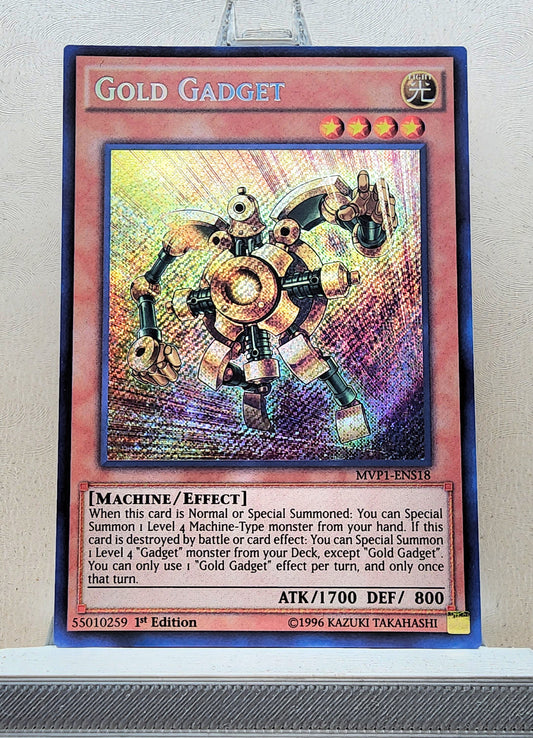 Yugioh! 1x Gold Gadget (MVP1 - Secret Rare) 1st Edition